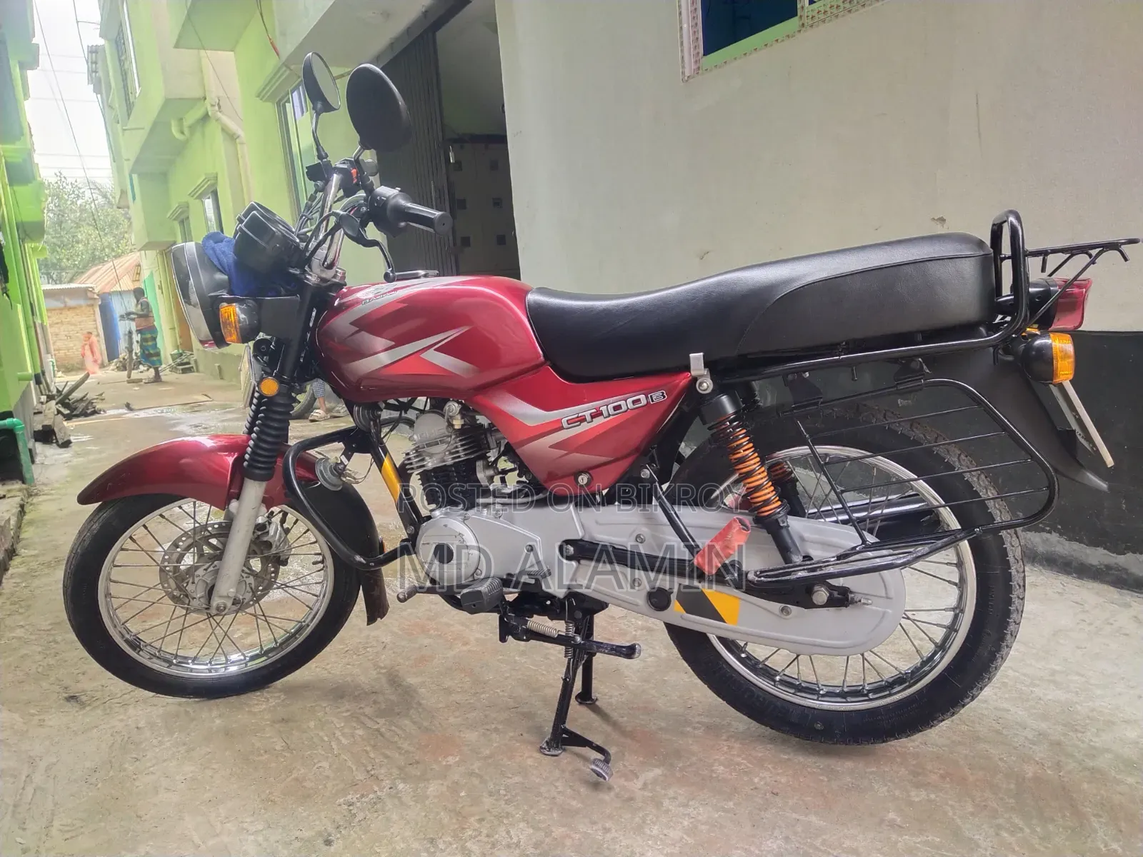 বাজাজ সিটি ১০০ ২০১৮ রেড