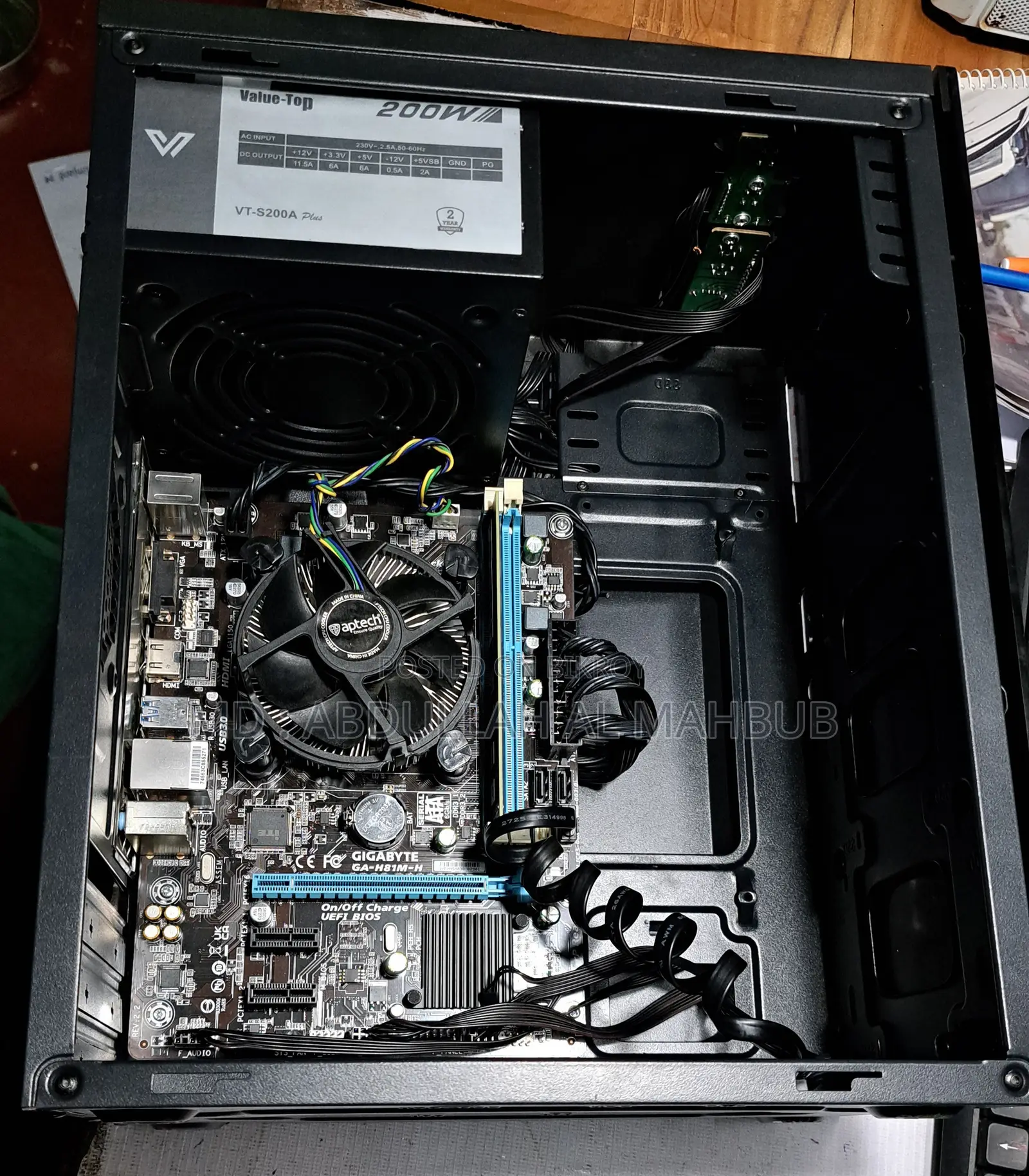 Desktop Computer 8GB Intel Core I3 SSD 256GB