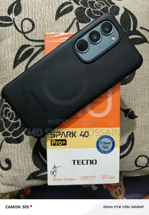 Tecno Spark 40 Pro+ 256 GB Black