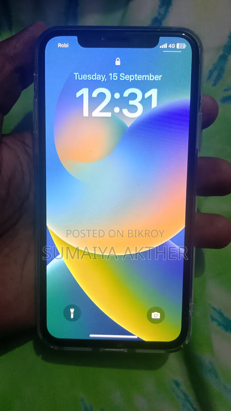 অ্যাপল আইফোন এক্স ৬৪ জিবি সিলভার