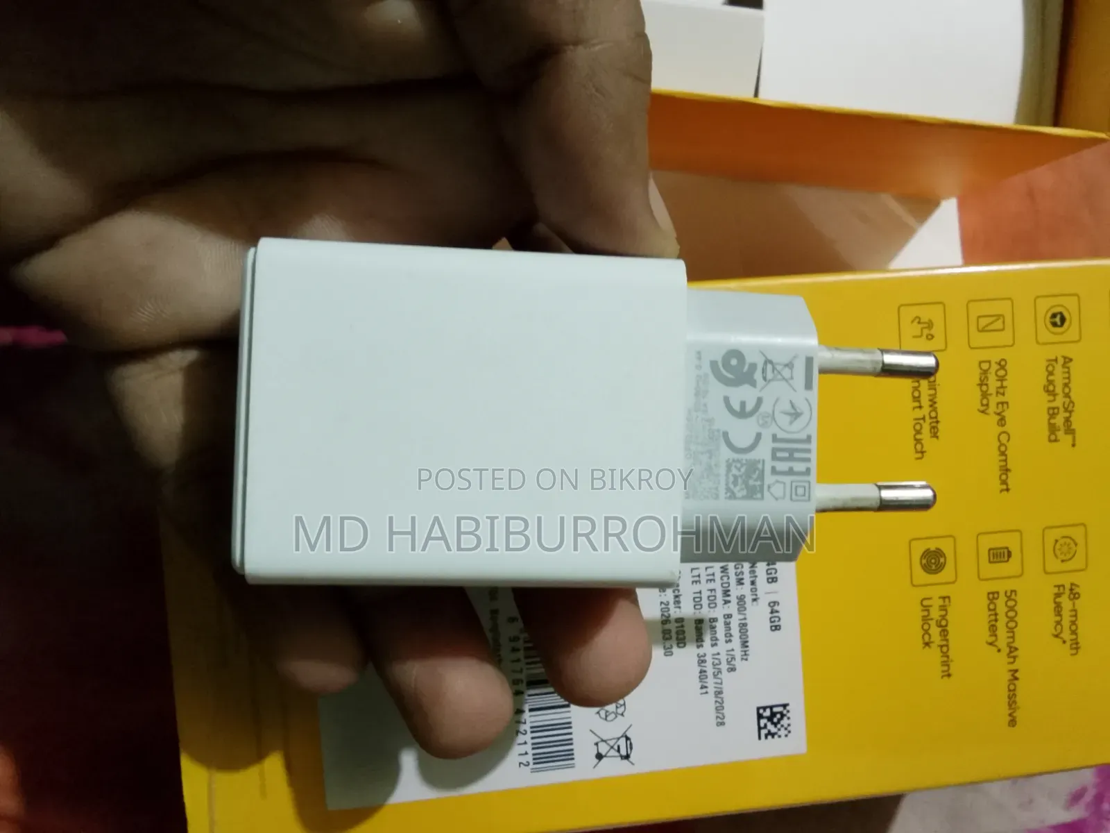 রিয়েলমি নোট ৬০এক্স ৬৪ জিবি