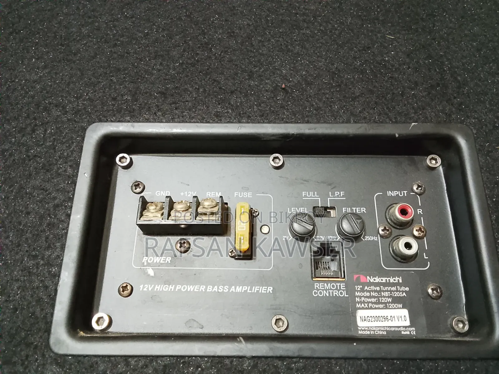 Nakamichi Car Bass Speaker