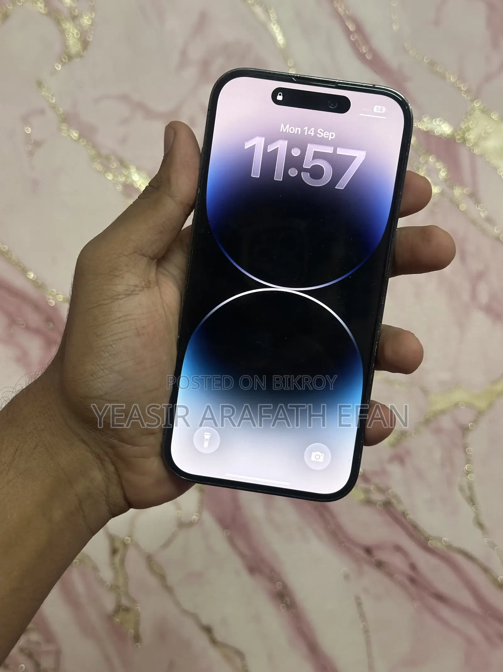 অ্যাপল আইফোন ১৪ প্রো ১২৮ জিবি ব্লু
