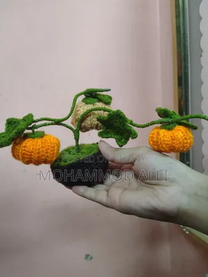 Crochet Pumkin Tree
