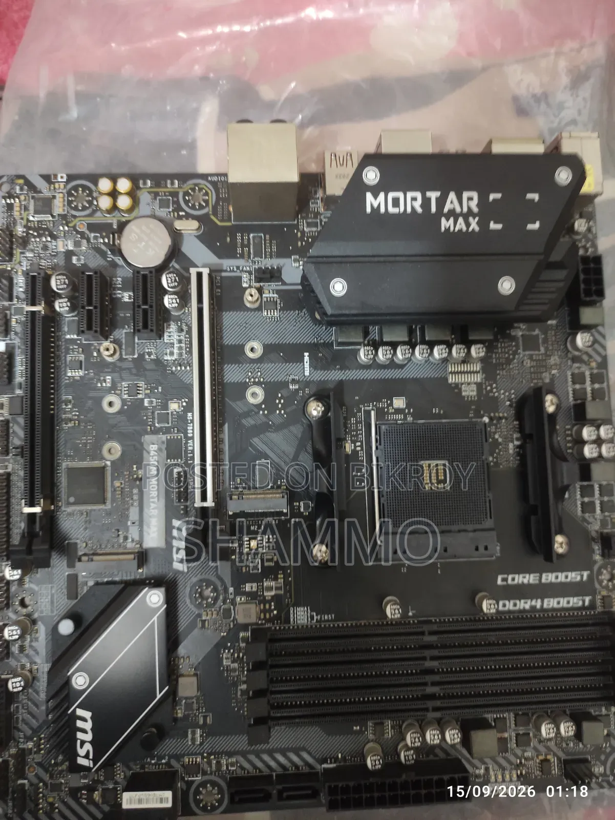 MSI Mortar Max B450m Motherboard