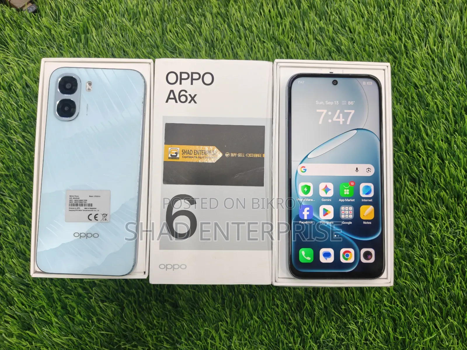 Oppo A6x 128 GB Blue