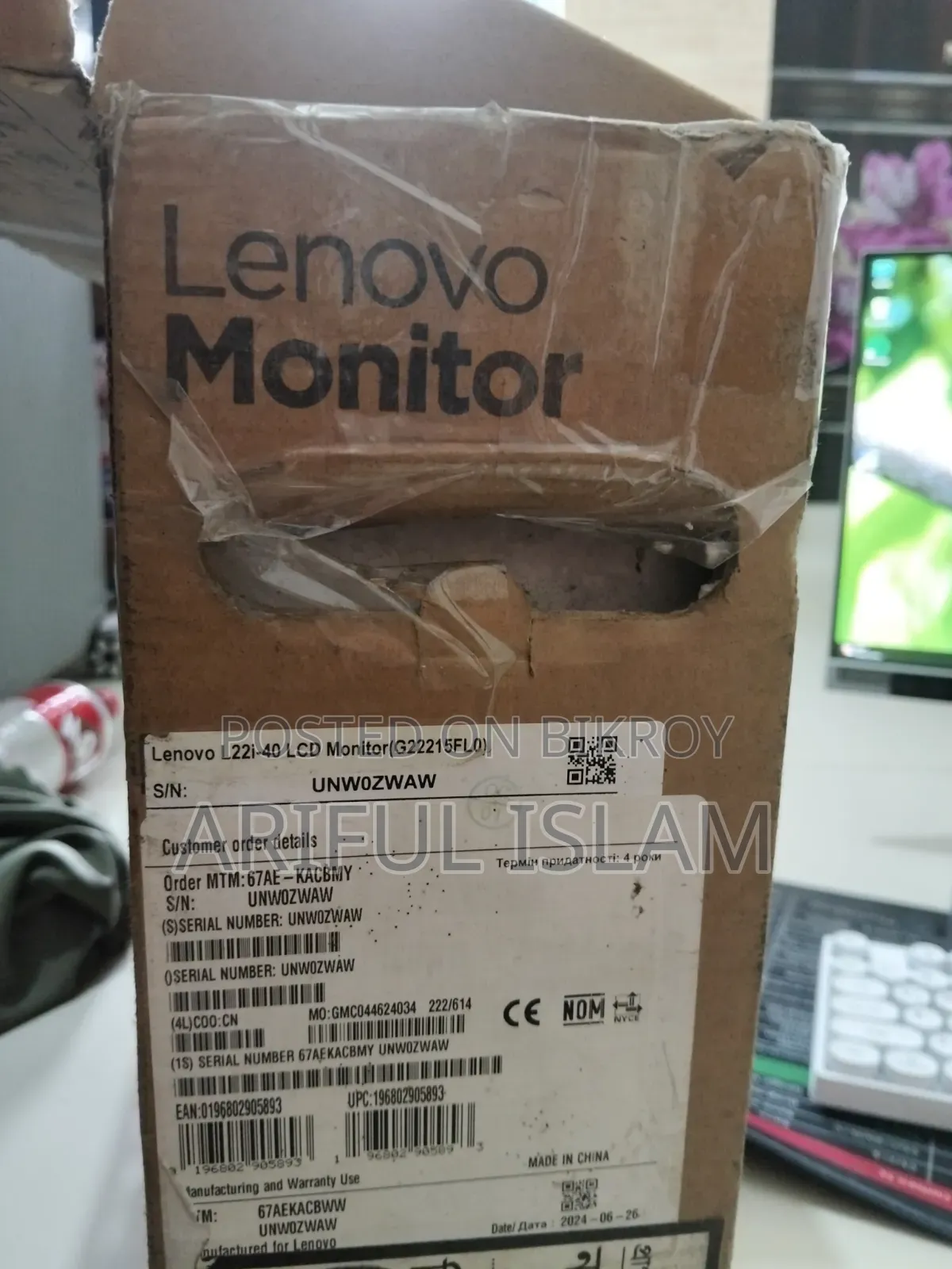 ​Lenovo L22i-40 21.5-Inch IPS FHD Monitor Sell