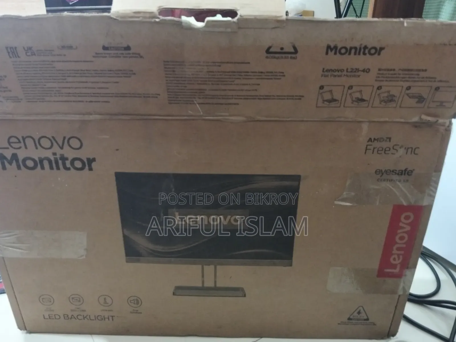 ​Lenovo L22i-40 21.5-Inch IPS FHD Monitor Sell