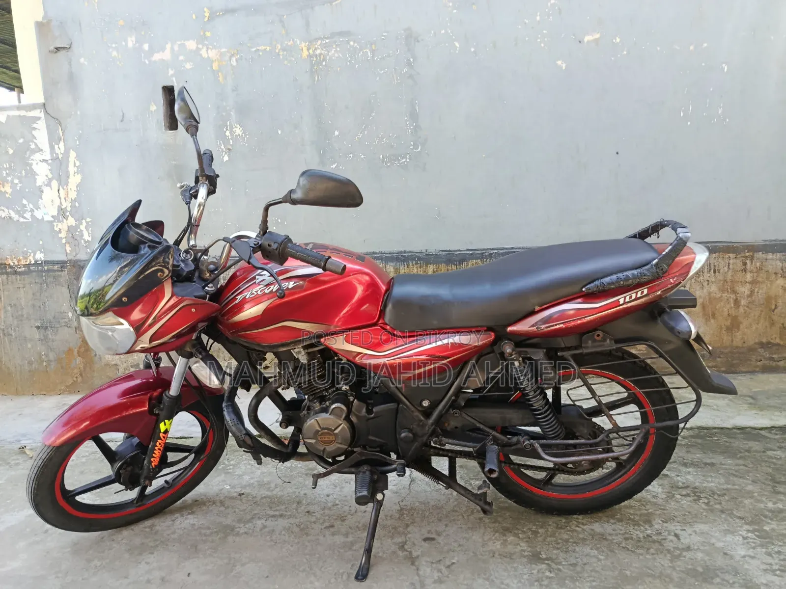 Bajaj Discover 100 2012 Red