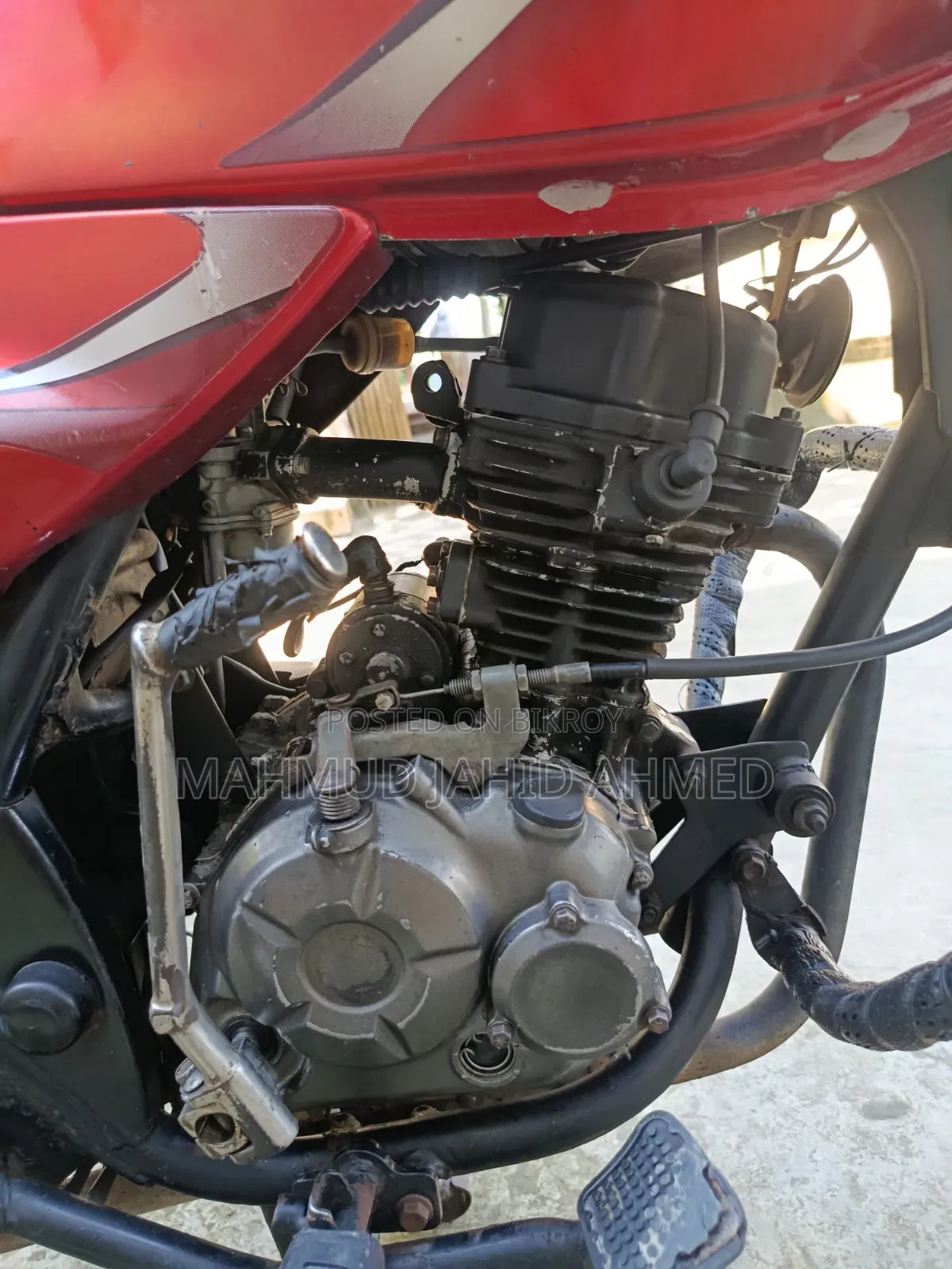 Bajaj Discover 100 2012 Red