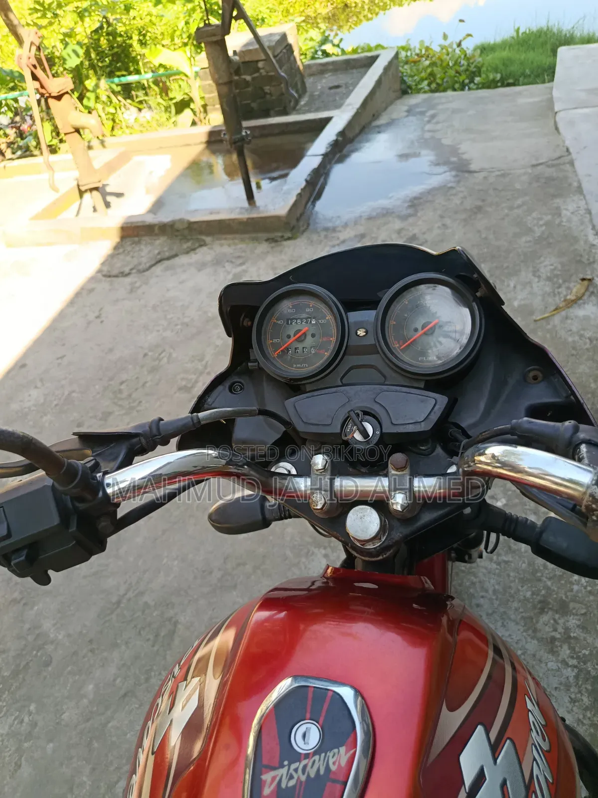 Bajaj Discover 100 2012 Red