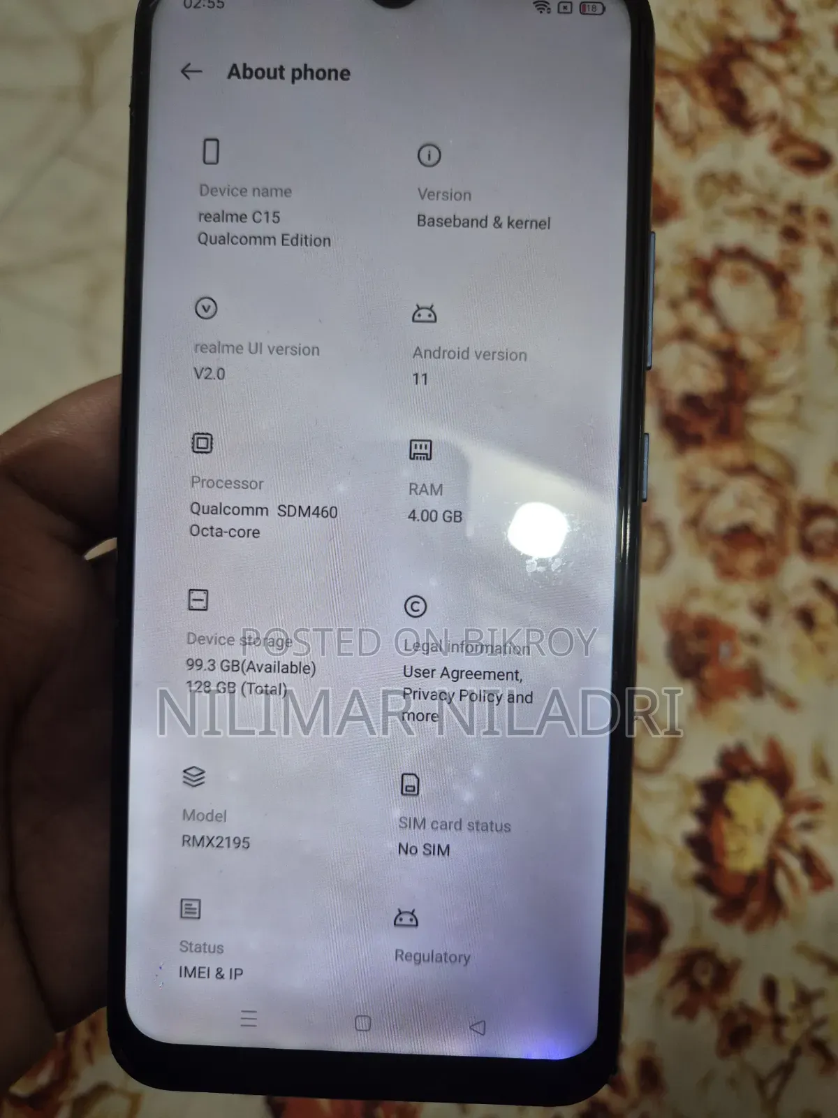 Realme C15 Qualcomm Edition 128 GB Gray