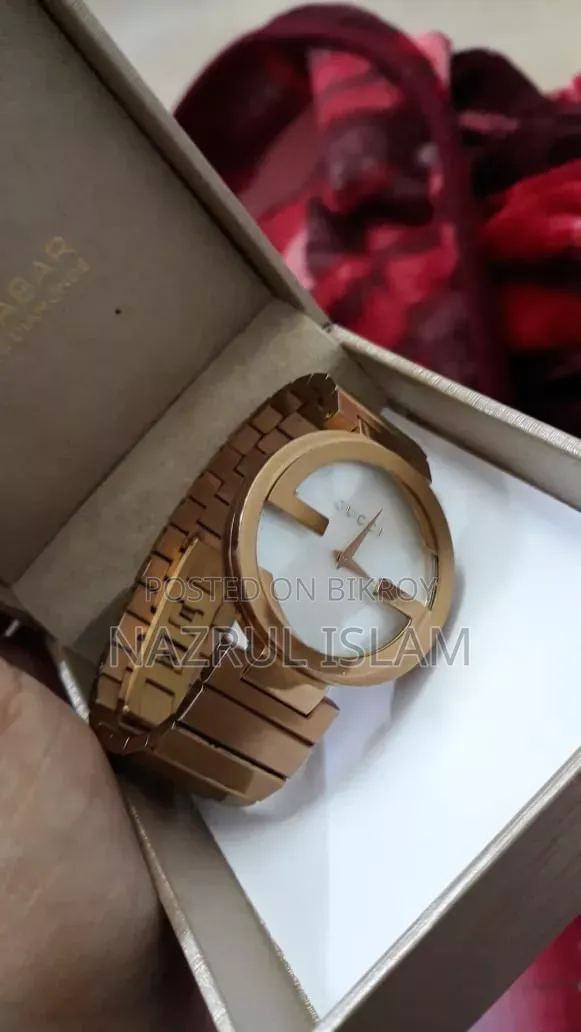 Gucci Interlocking Rose Gold Ladies Watch (Watch Only)