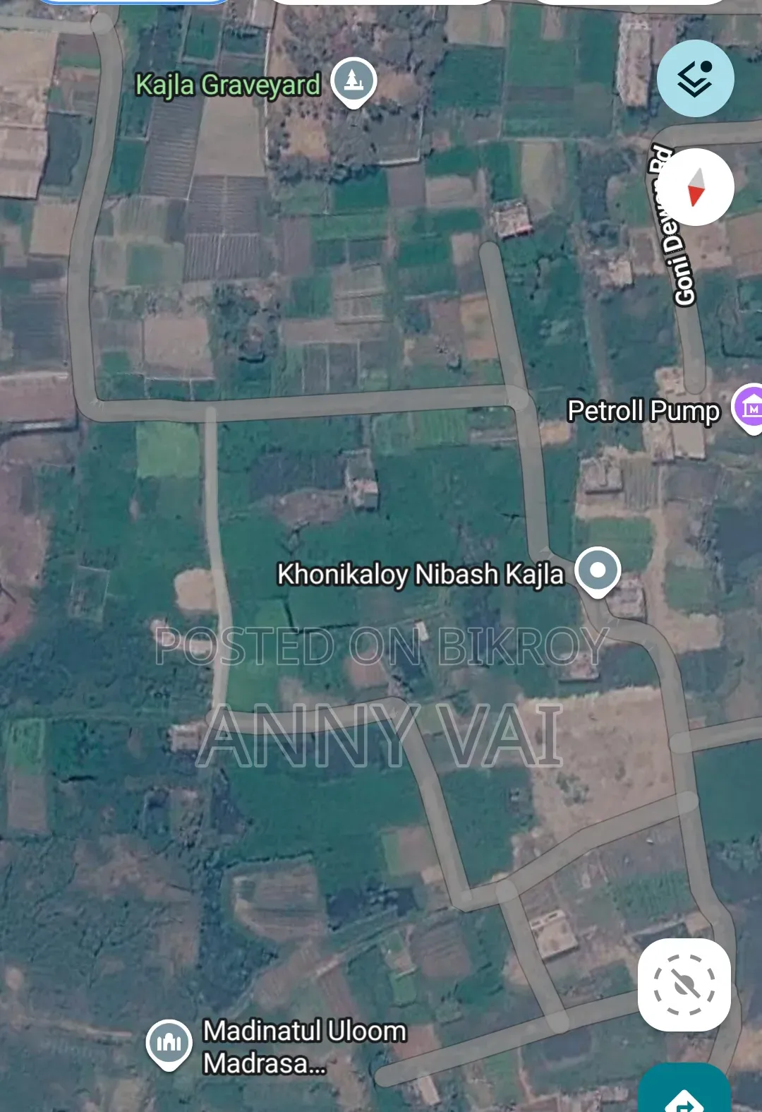 3 Katha Land for Sale in Kazla Right Beside Jatra Bari