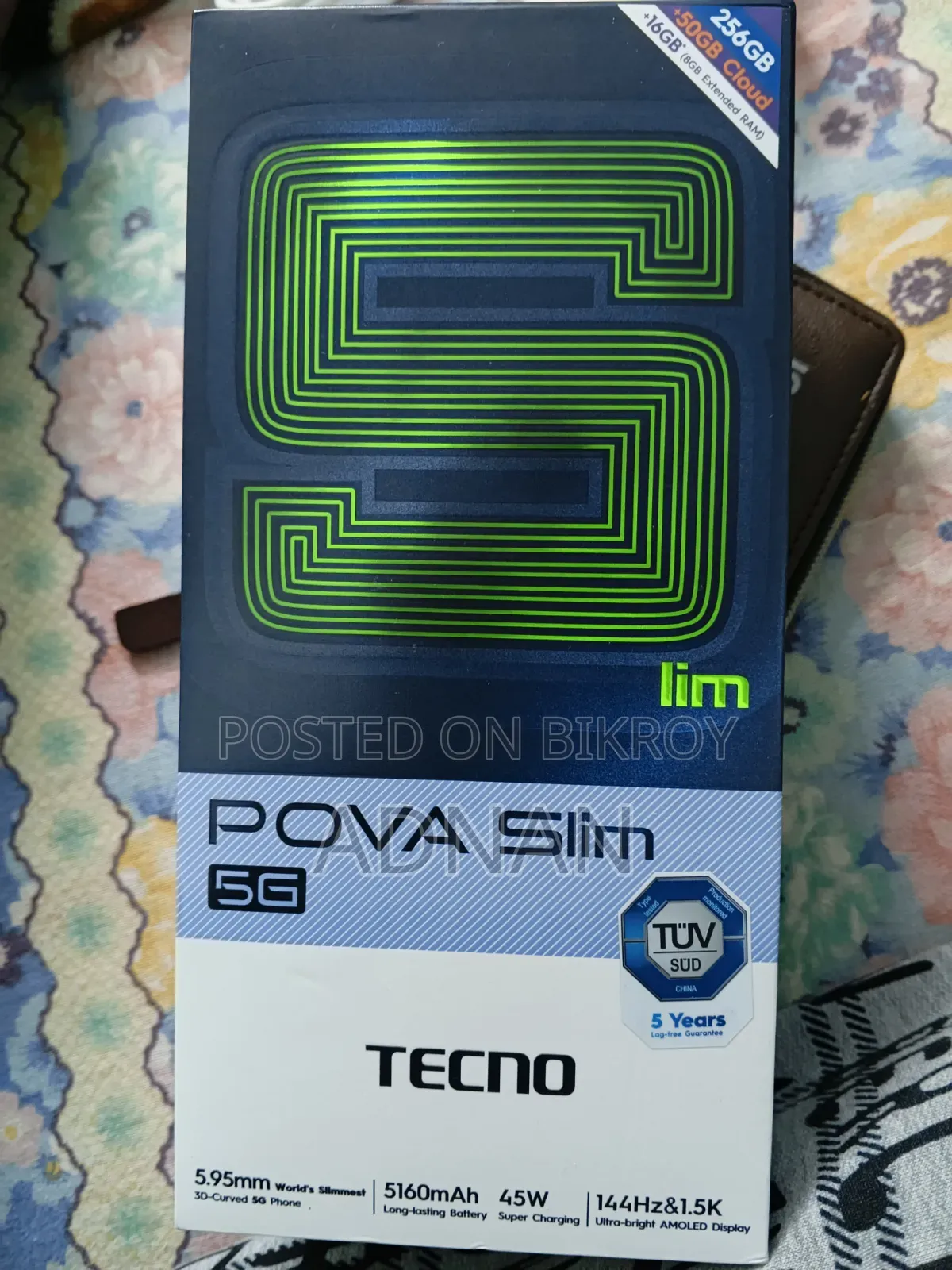 New Tecno Pova Slim 5G 256 GB White