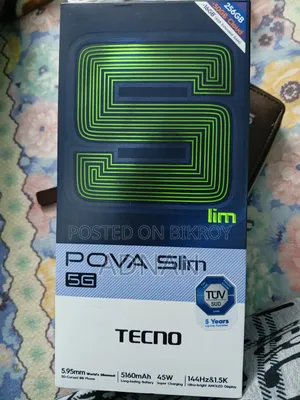 New Tecno Pova Slim 5G 256 GB White