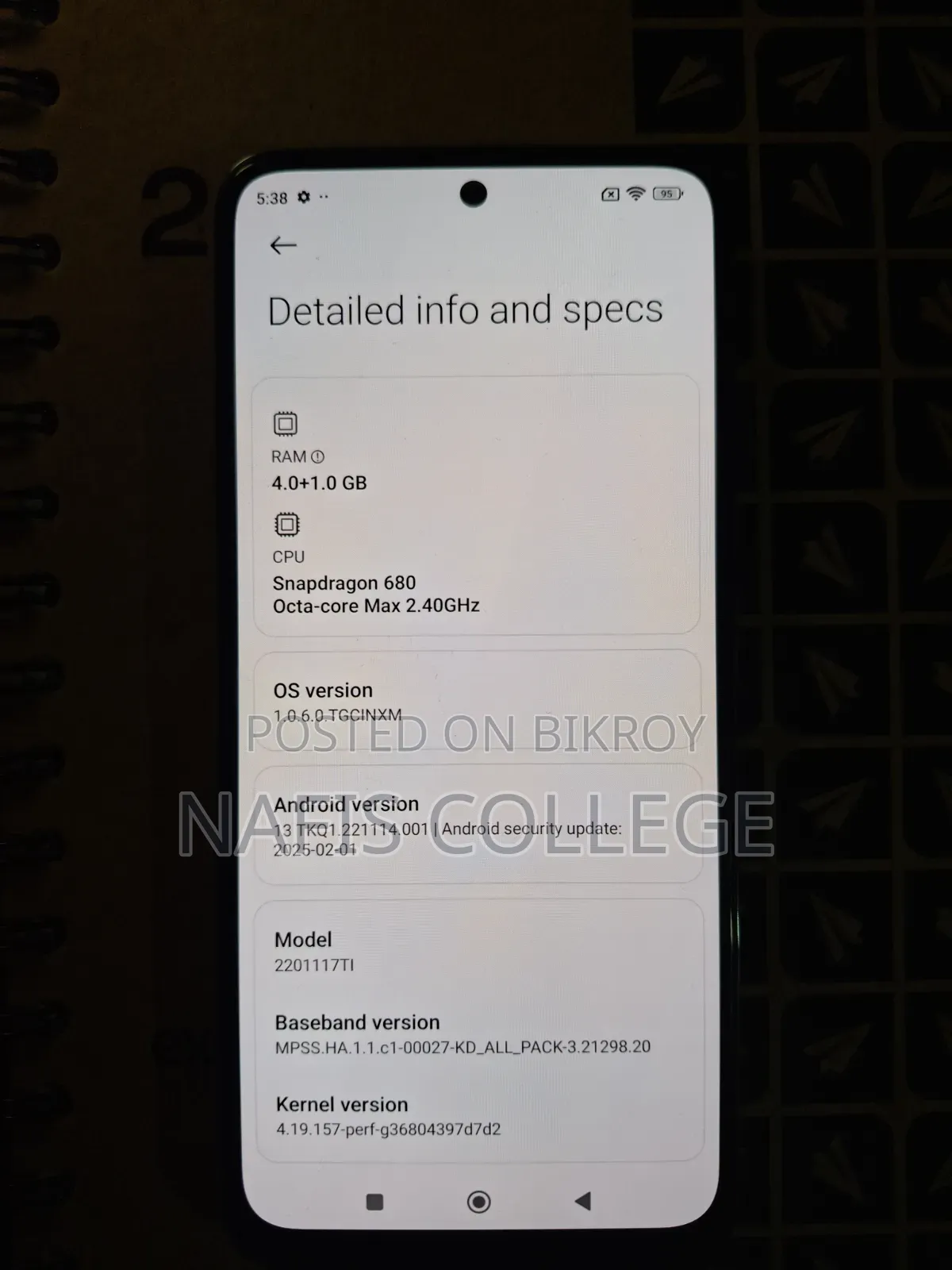 Xiaomi Redmi Note 11 64 GB Blue