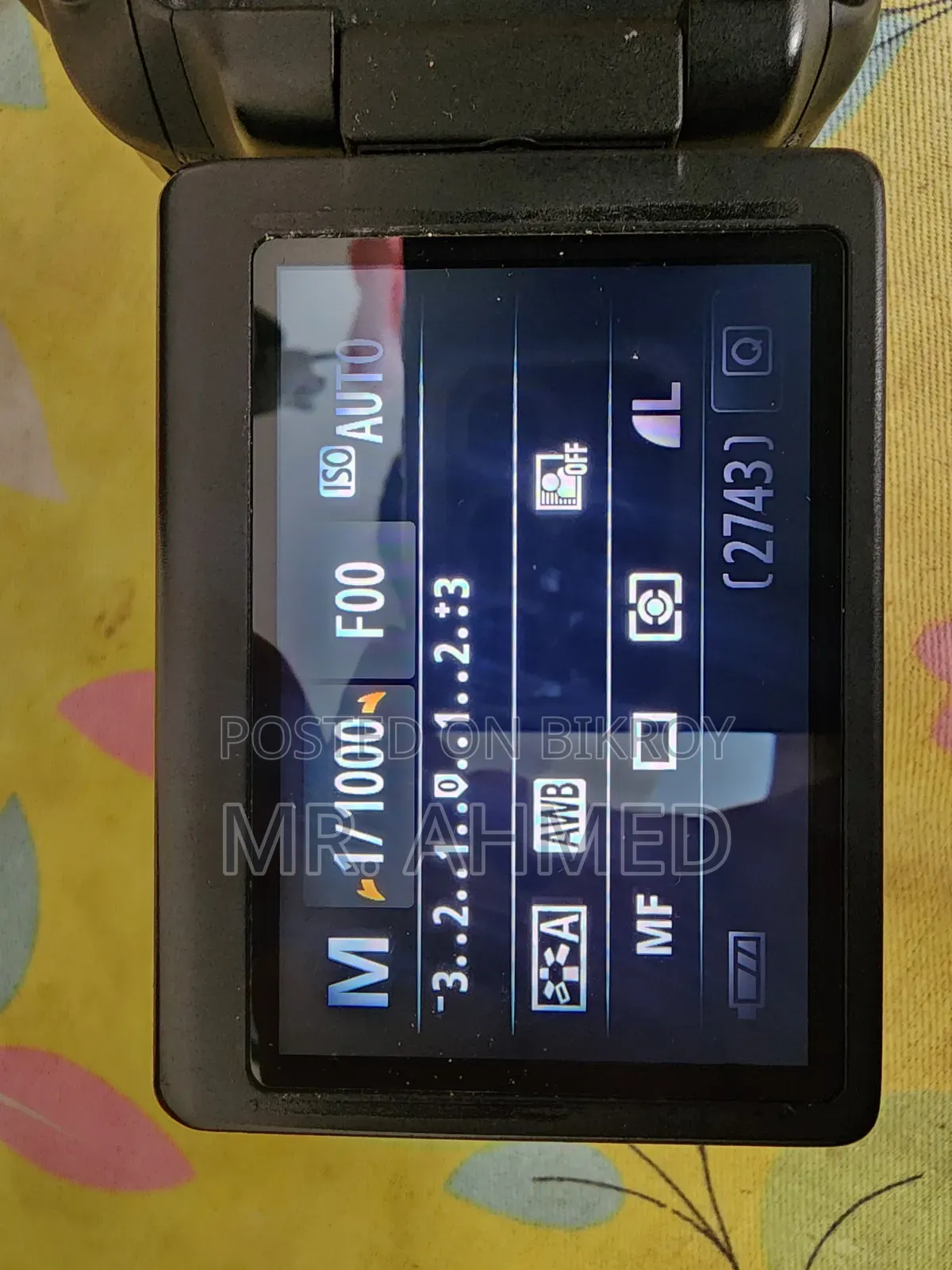 ক্যানন ৭০০ডি ক্যামেরা নো লেন্স