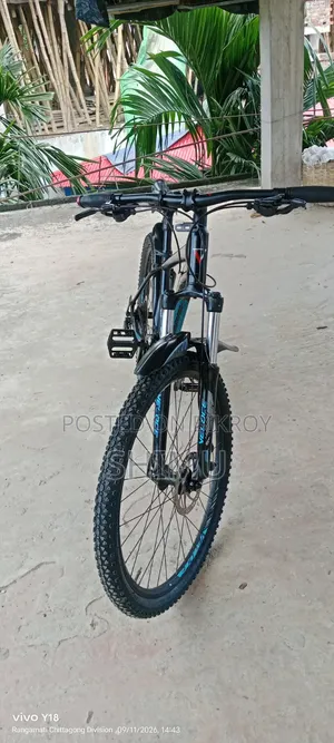 A bicycle is for sale