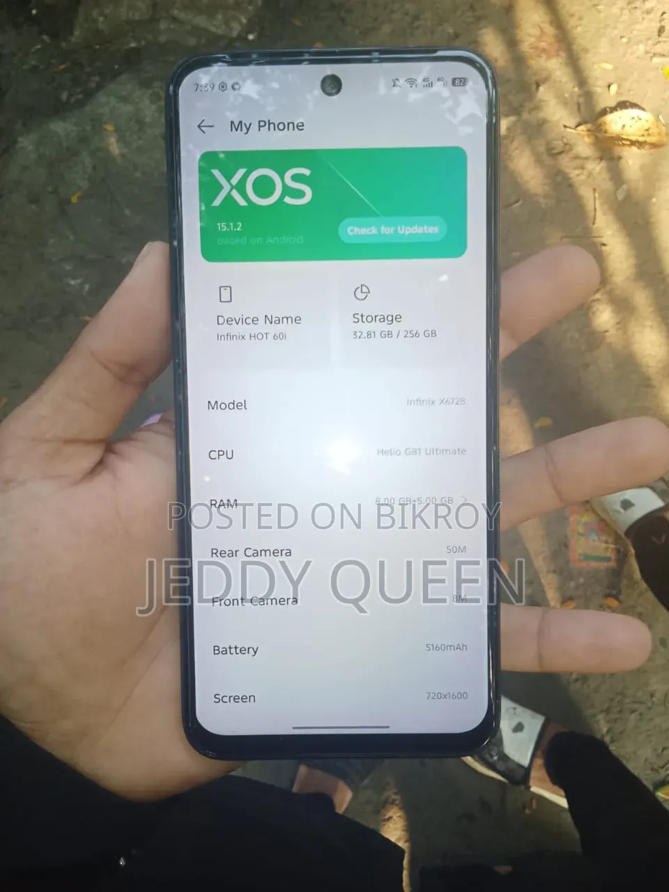Infinix Hot 60i 256 GB Black