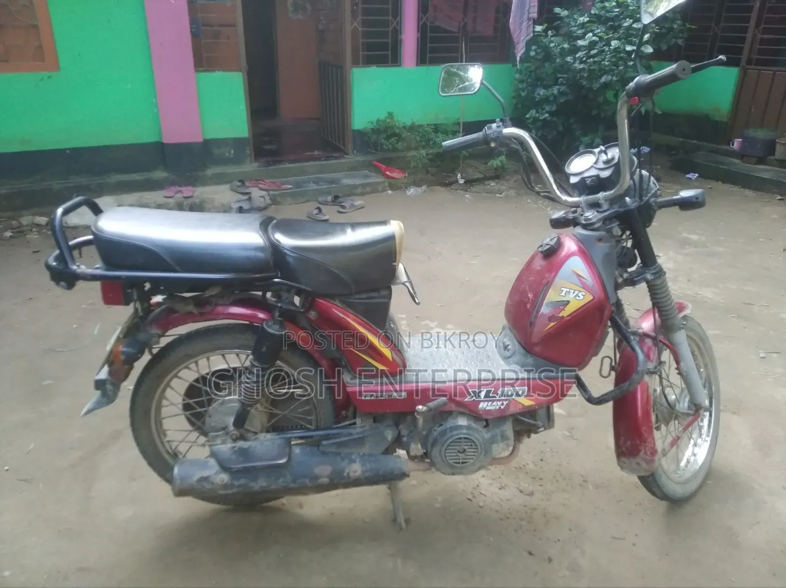 টিভিএস এক্সএল ১০০ ২০১৭ রেড