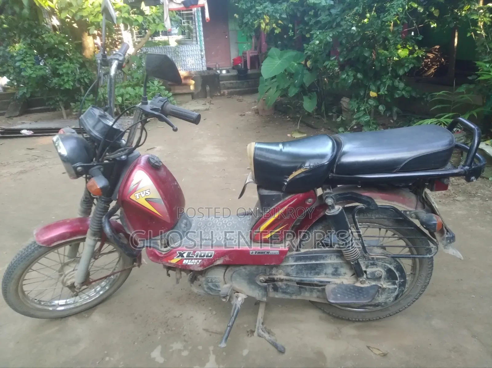টিভিএস এক্সএল ১০০ ২০১৭ রেড