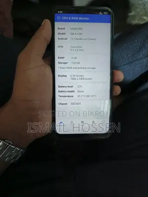 স্যামসাং গ্যালাক্সি এ১৪ ১২৮ জিবি কালো