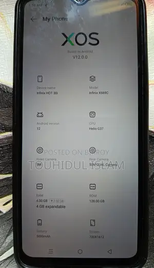 Infinix Hot 30i 128 GB Black