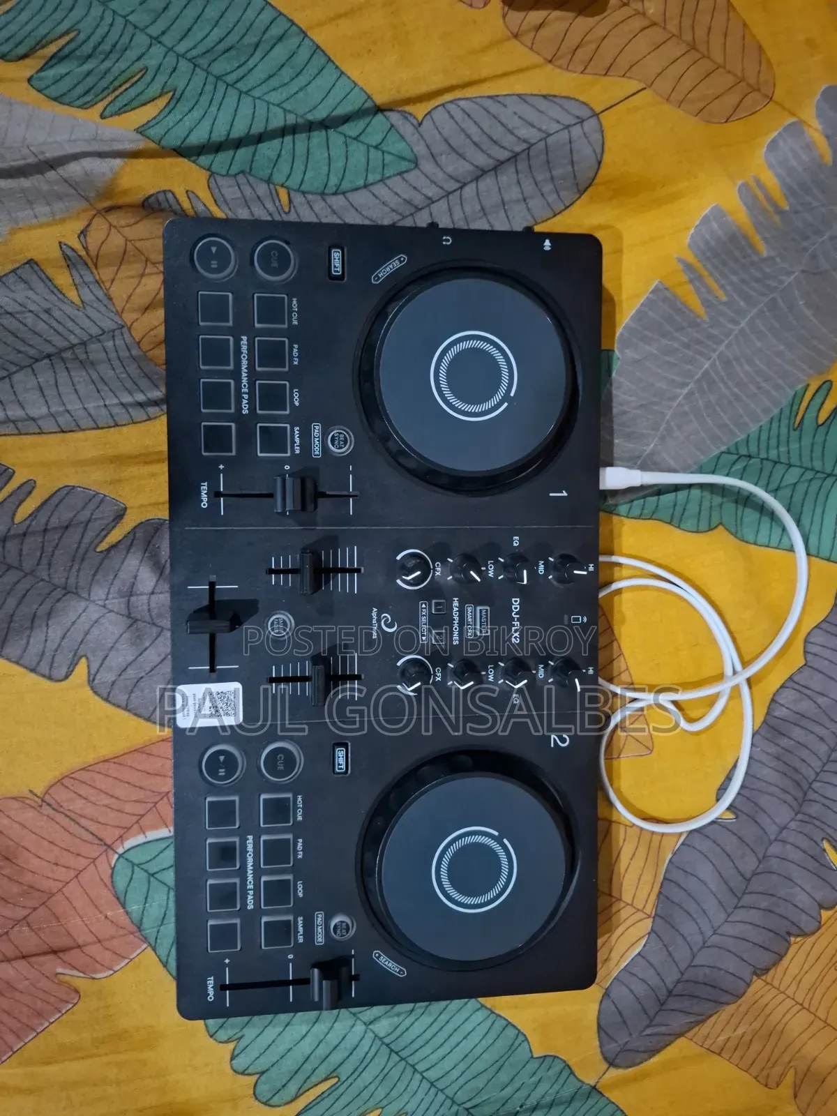 DJ Party Setup: AlphaTheta DDJ-FLX2 Controller + Sony MHC-V13