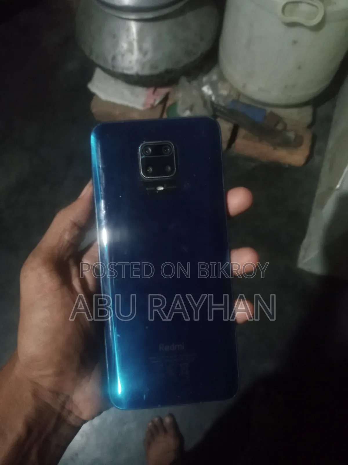 শাওমি রেডমি নোট ৯ প্রো ১২৮ জিবি ব্লু