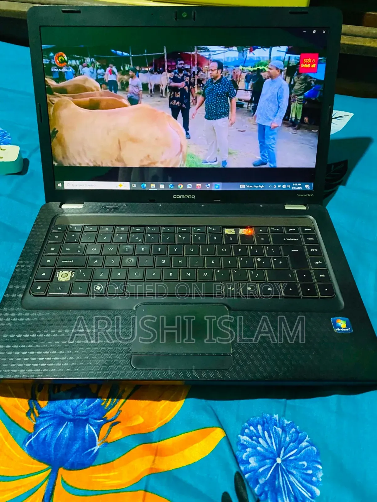 Laptop HP Compaq Presario CQ56 4GB Intel Celeron HDD+SSD 320GB