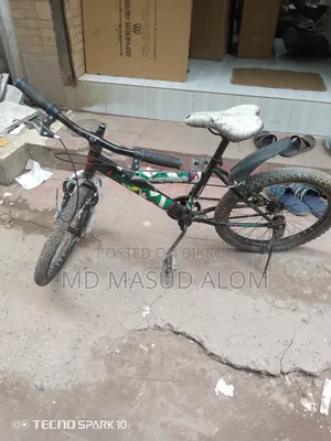 সাইকেল টি বাচ্চারা চালাতে পারবেন। ব্যবহৃত।