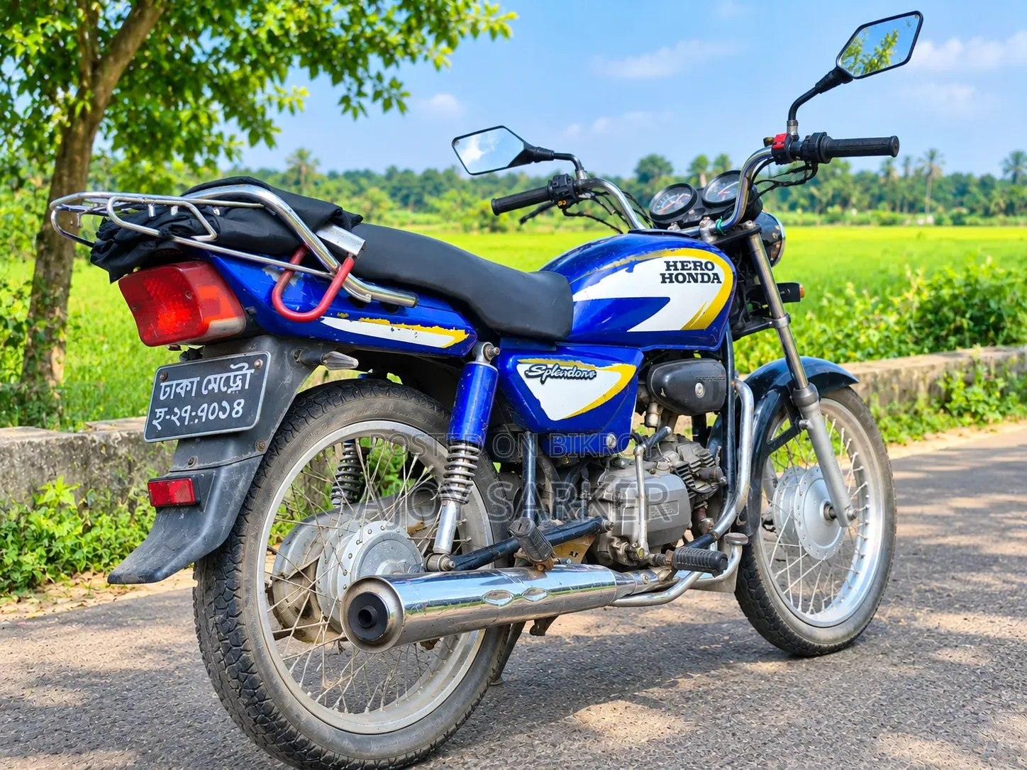 Hero Splendor Plus 2007 Blue