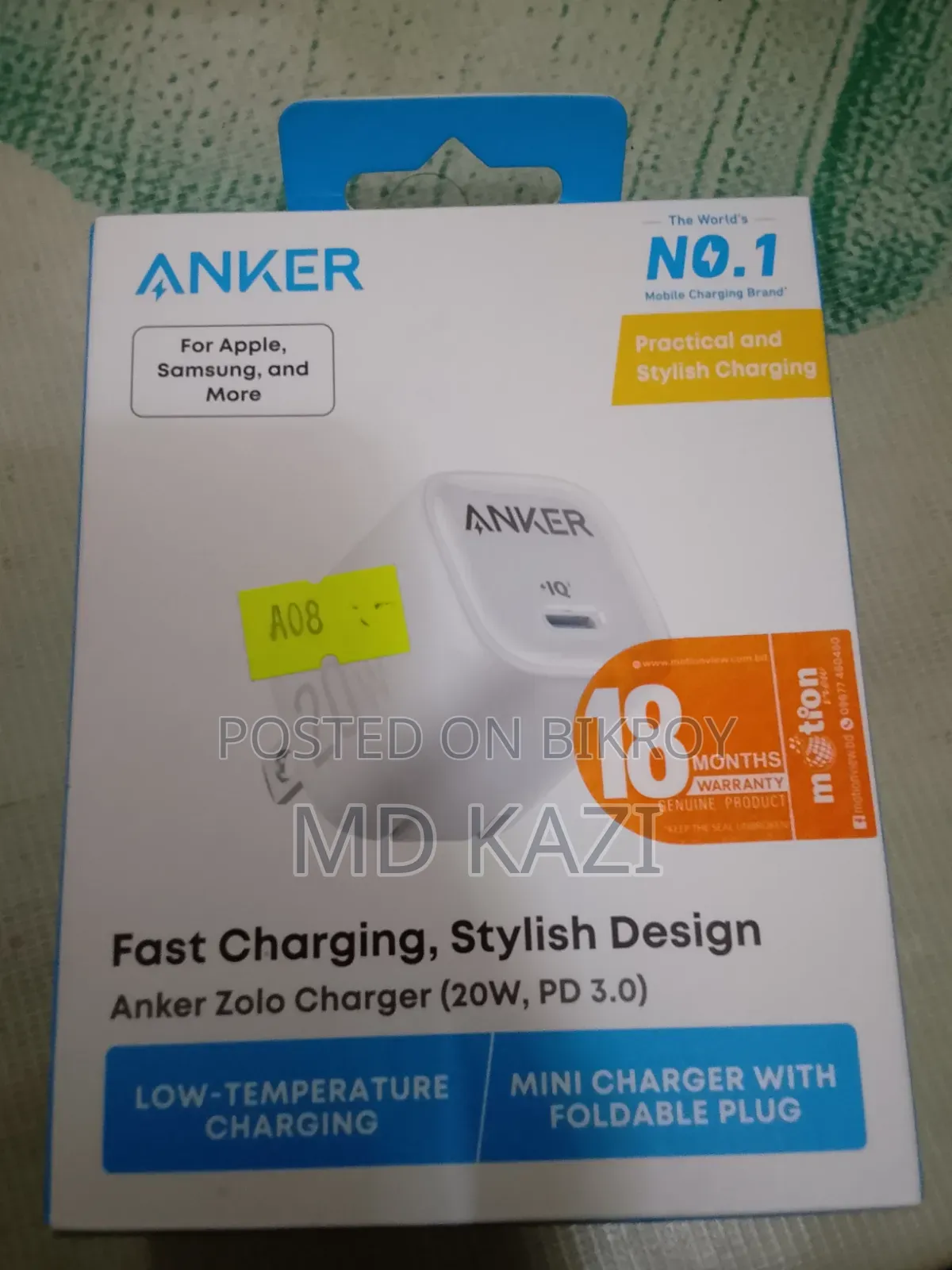 Original Apple iPhone 14 Pro Charger – 20W Fast Charger