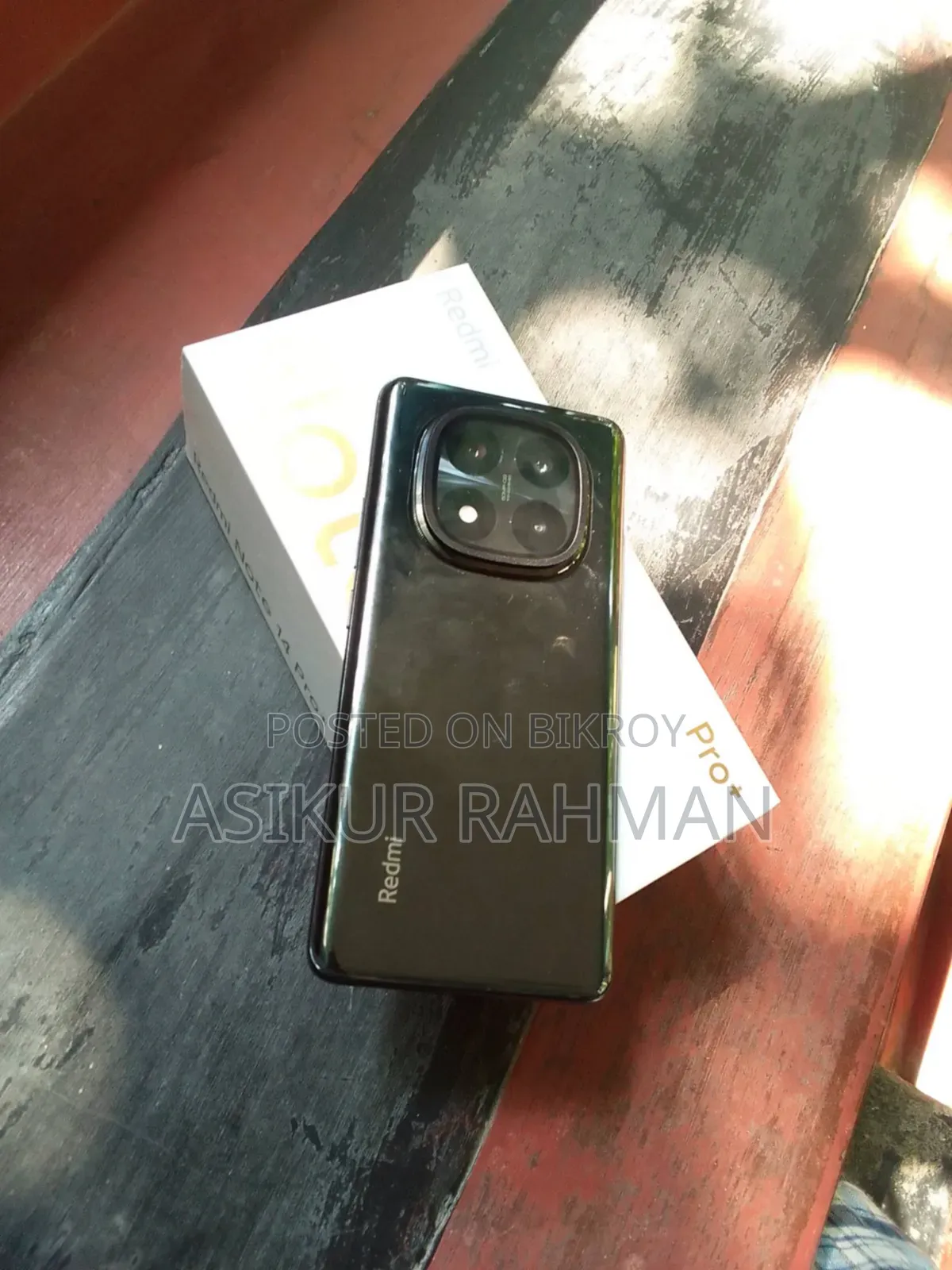 শাওমি রেডমি নোট ১৪ প্রো+ ২৫৬ জিবি কালো