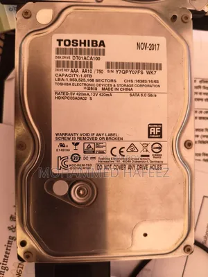 1 TB Toshiba, 500GB Seagate Hard Disk