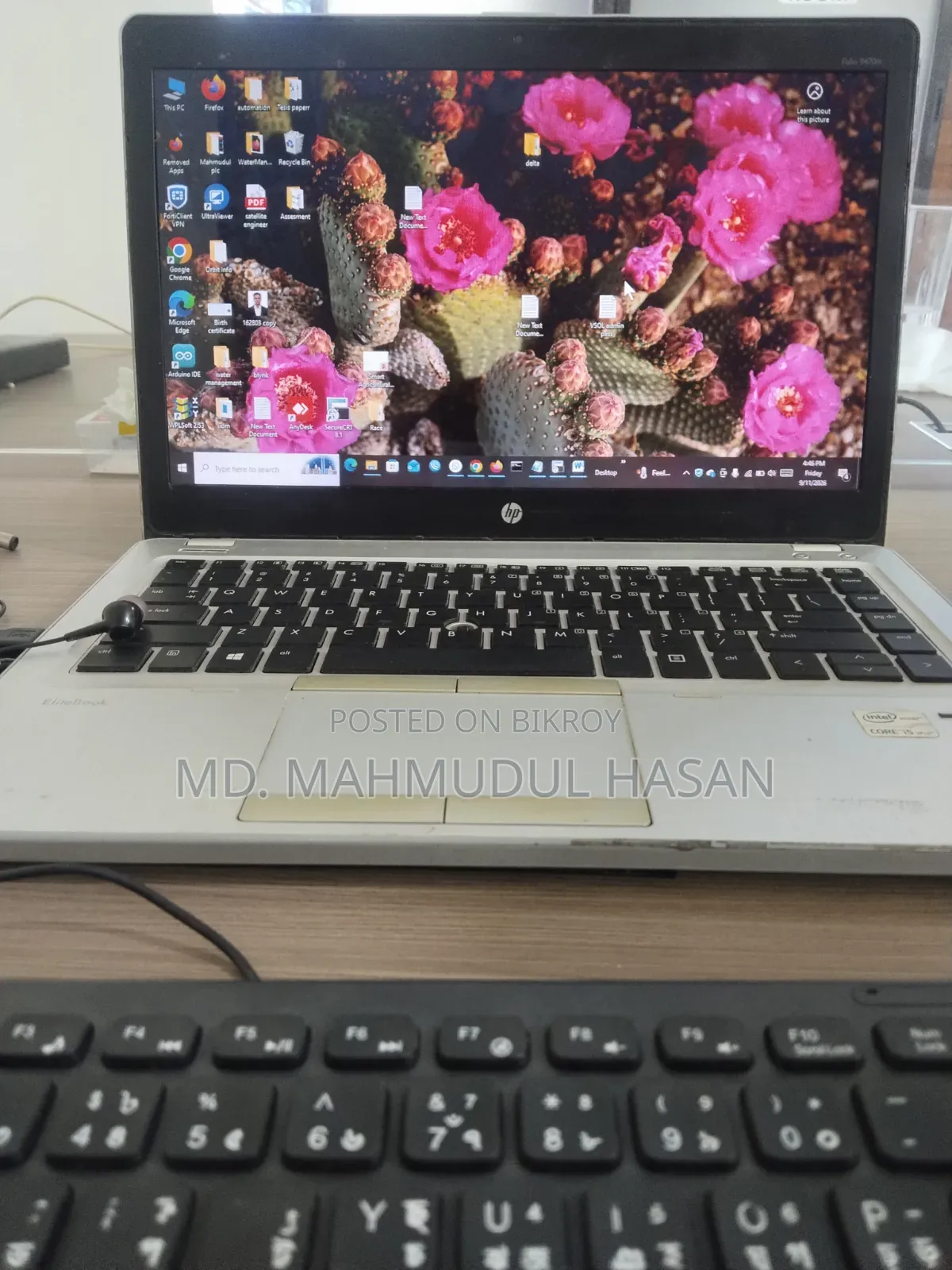 ল্যাপটপ এইচপি এলিটবুক ফোলিও ৯৪৭০এম ৮জিবি ইন্টেল কোর আই৫ এইচডিডি+এসএসডি ১টিবি
