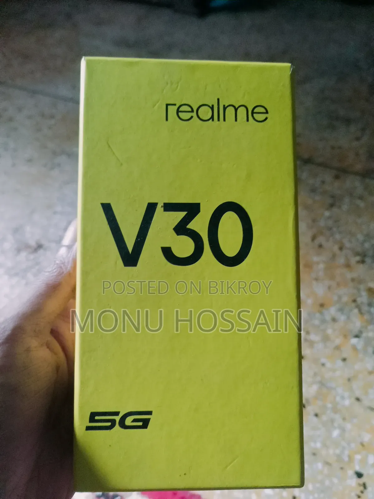 রিয়েলমি ভি৩০ ১২৮ জিবি সিলভার