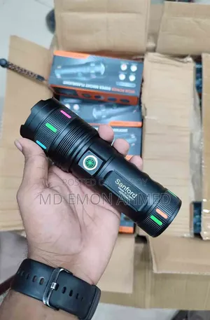 স্যানফোর্ড সুপার পাওয়ার রিচার্জেবল ফ্ল্যাশলাইট | ৪০০০০ এমএএইচ