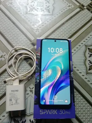 Tecno Spark 30 Pro ১২৮ জিবি ব্ল্যাক