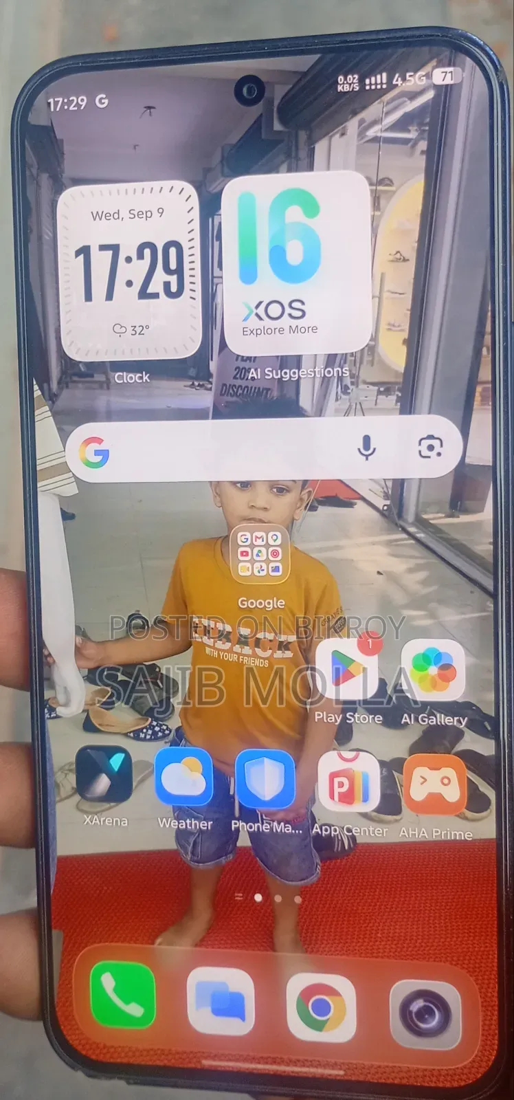 Infinix GT 30 5G 256 GB Blue
