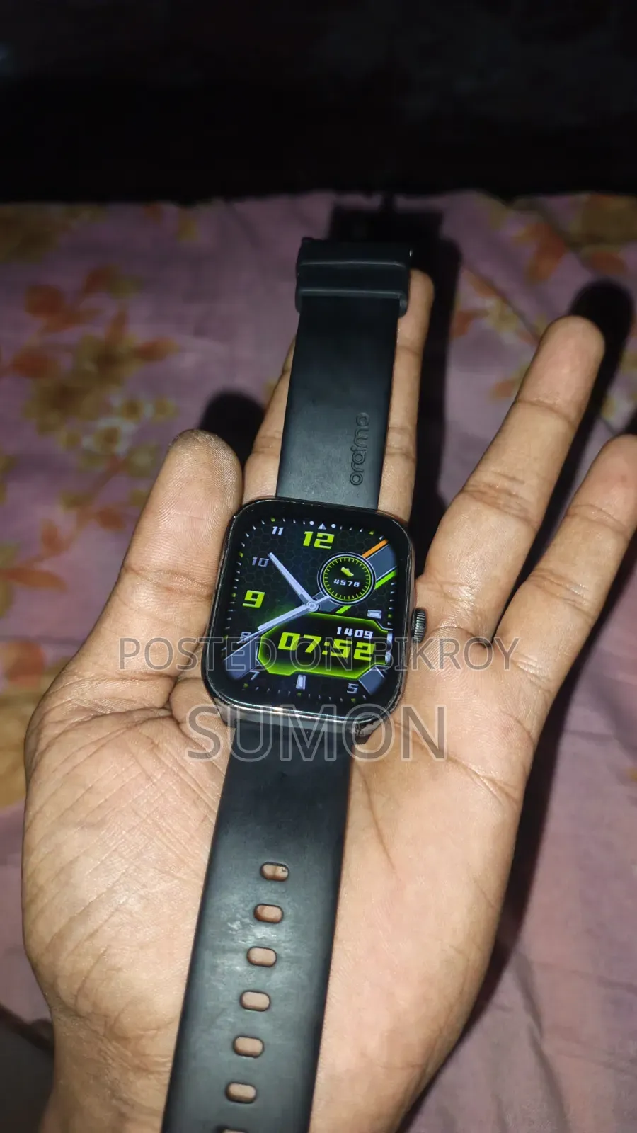 Oraimo Watch Nova AM AMOLED Screen Curved Cover Smart Watch