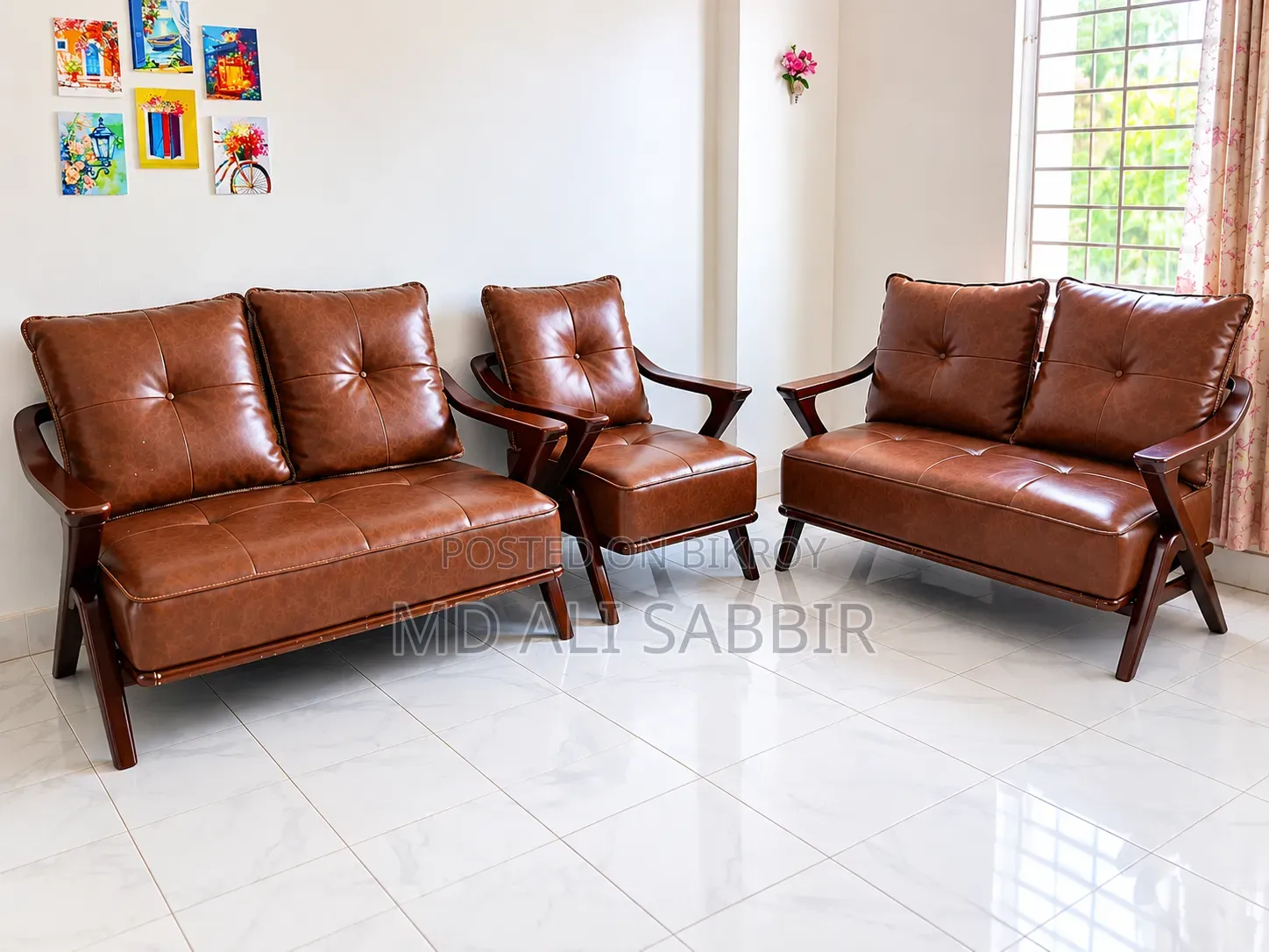 These sofa sets will be sold