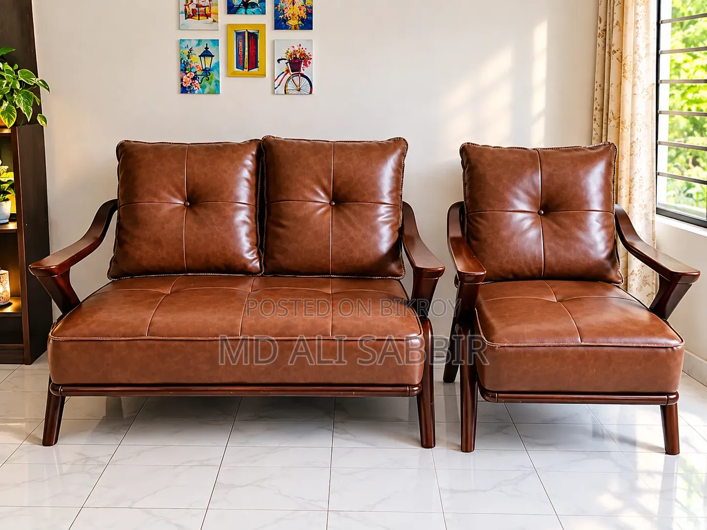 These sofa sets will be sold