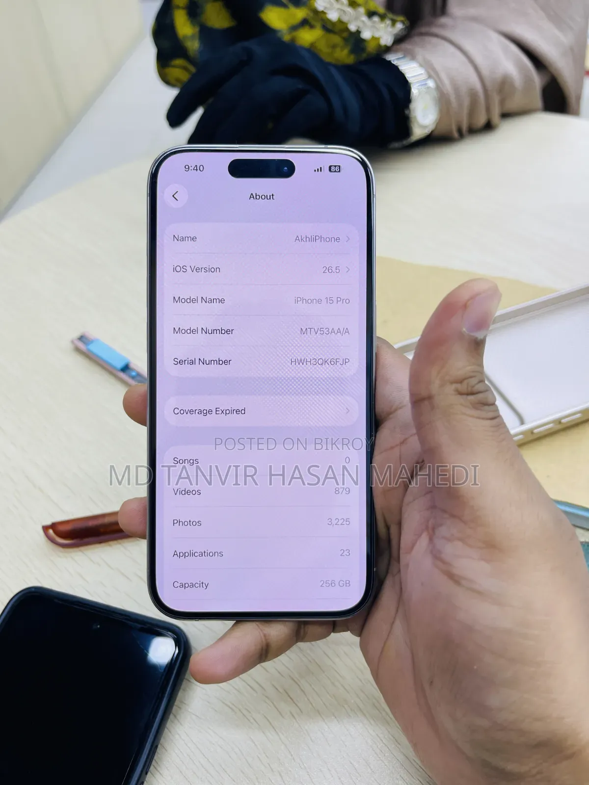 Apple iPhone 15 Pro 256 GB Silver
