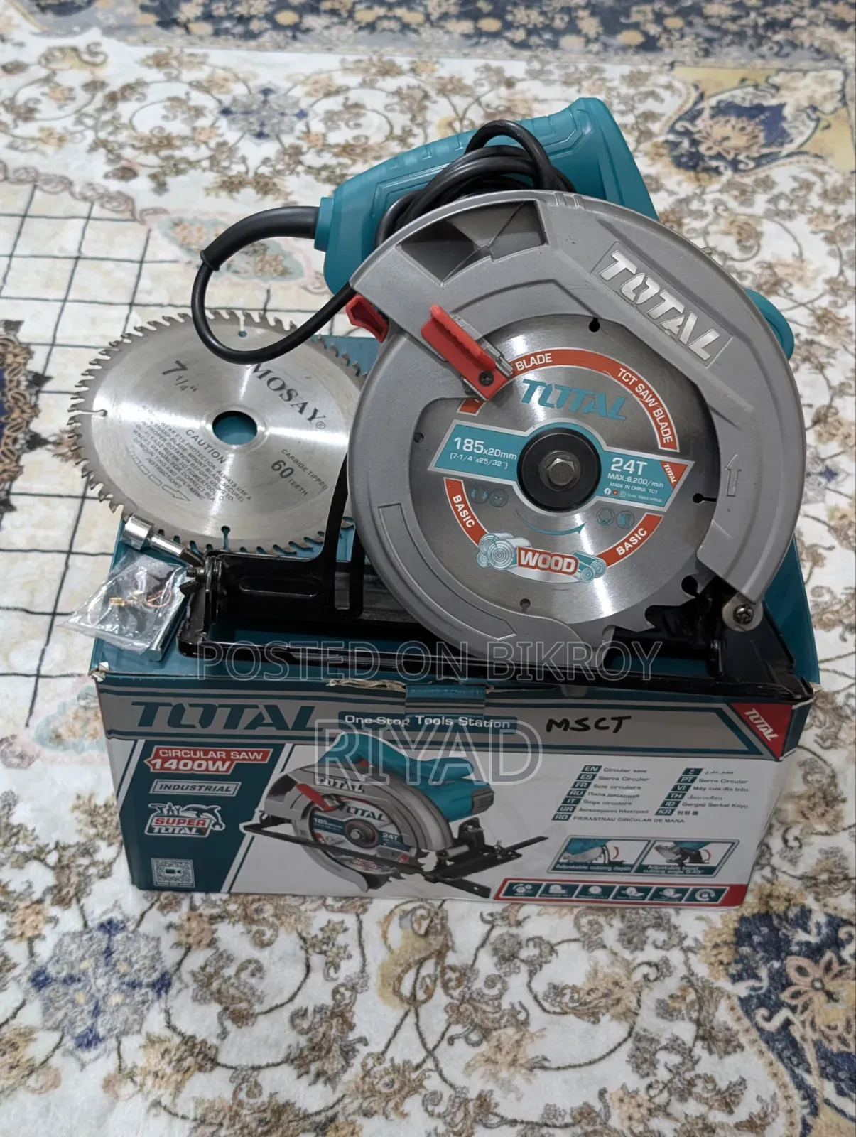Total 1400w Circular Saw