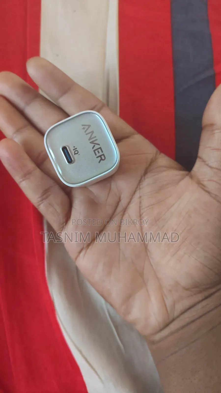 আঙ্কার ৩০ডব্লিউ টাইপ সি টু টাইপ সি চার্জার