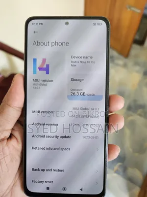 Xiaomi Redmi Note 10 Pro Max 128 GB Blue