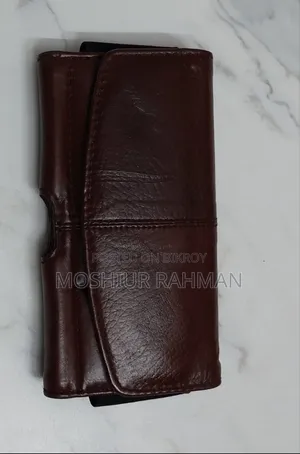 ফোন ওয়ালেট পাসপোর্ট বহনের জন্য ১০০% চামড়ার বেল্ট ব্যাগ