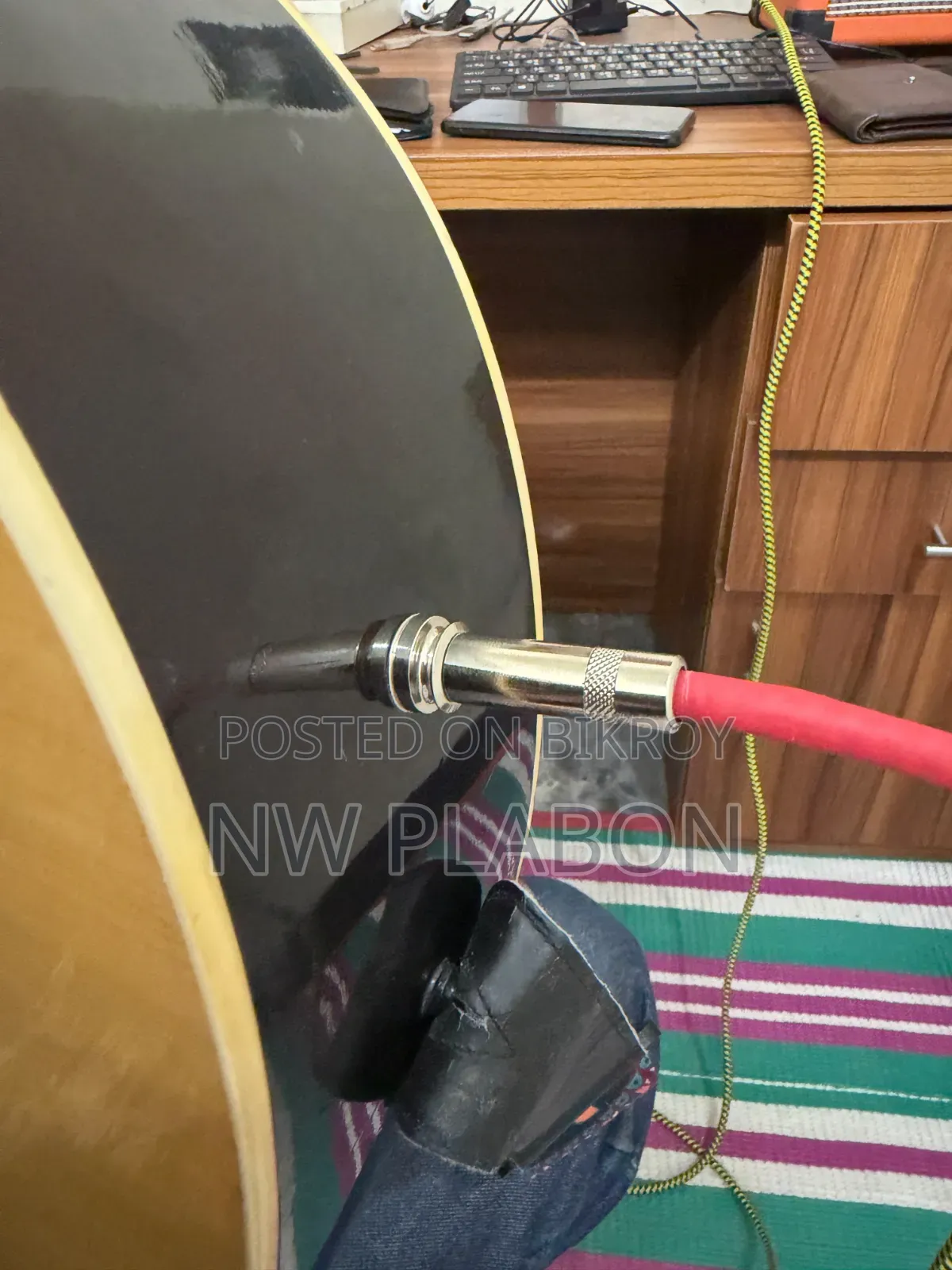 ফিশম্যান ইকুয়ালাইজার সহ কাস্টম গিটার